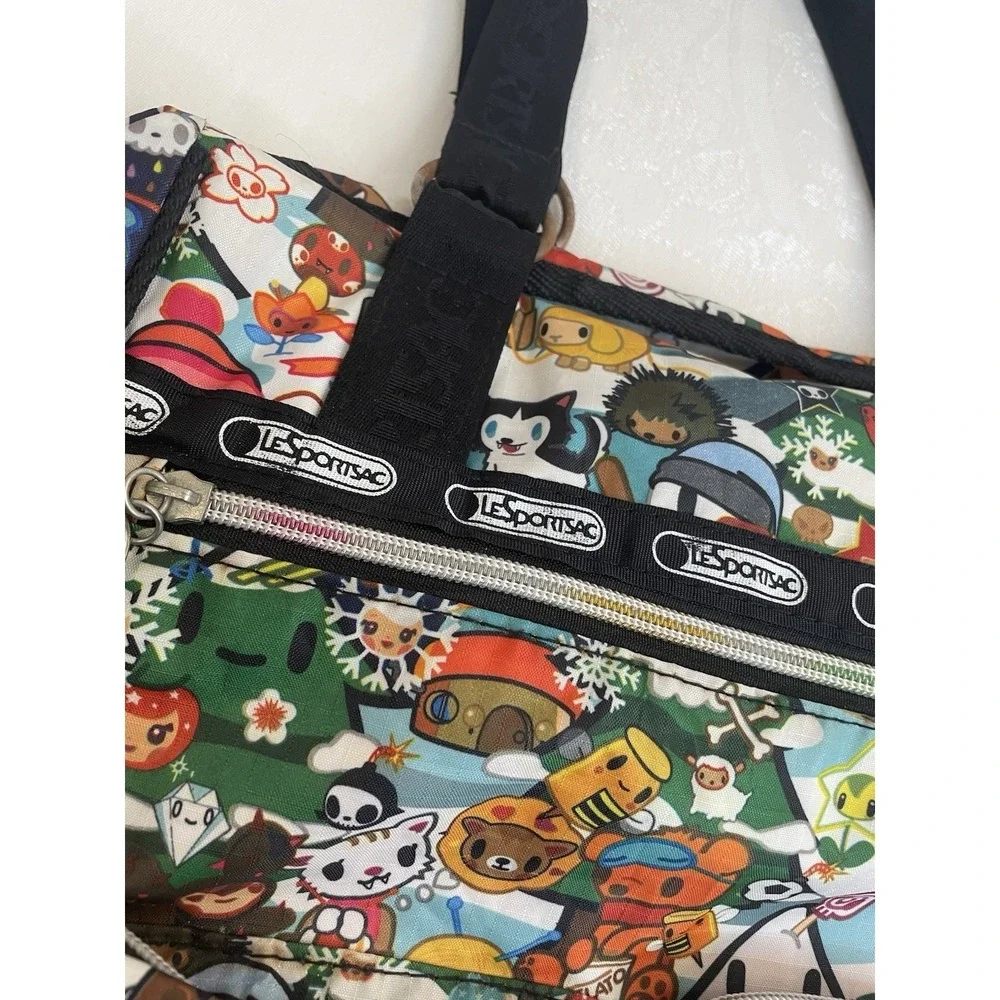 LESPORTSAC X TOKIDOKI‎ Vacanze Winter Wonderland Shoulder Bag Tote Bag 15x15x5